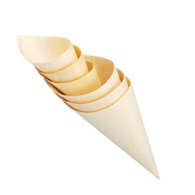 Disposable Wood Cones