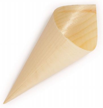 Disposable Wood Cones
