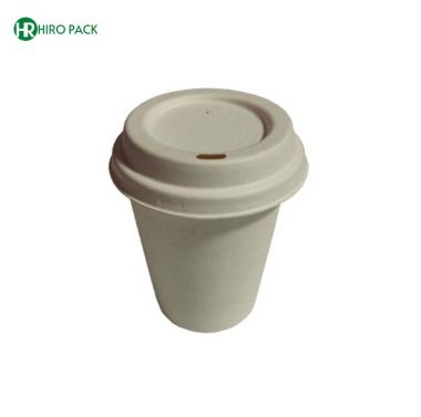 12oz sugarcane pulp biodegradable paper cup 350ml